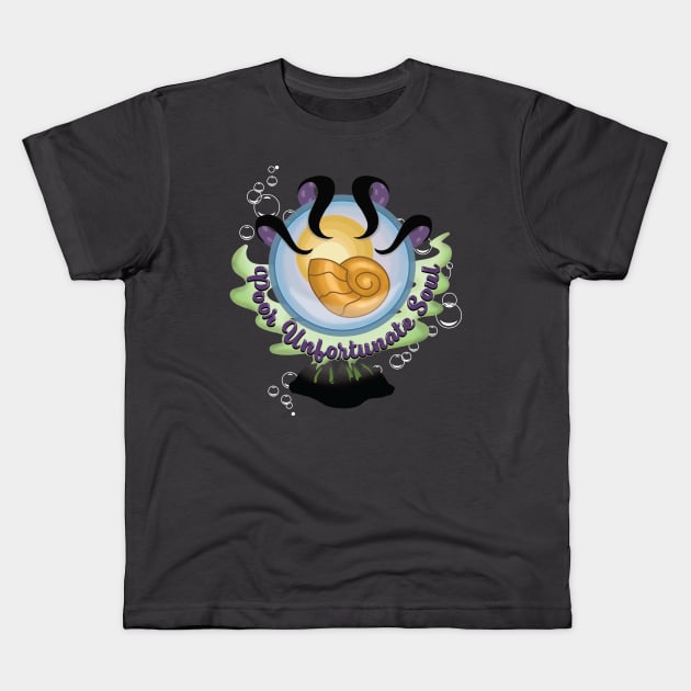 Poor Unfortunate Soul Kids T-Shirt by EMthatwonders